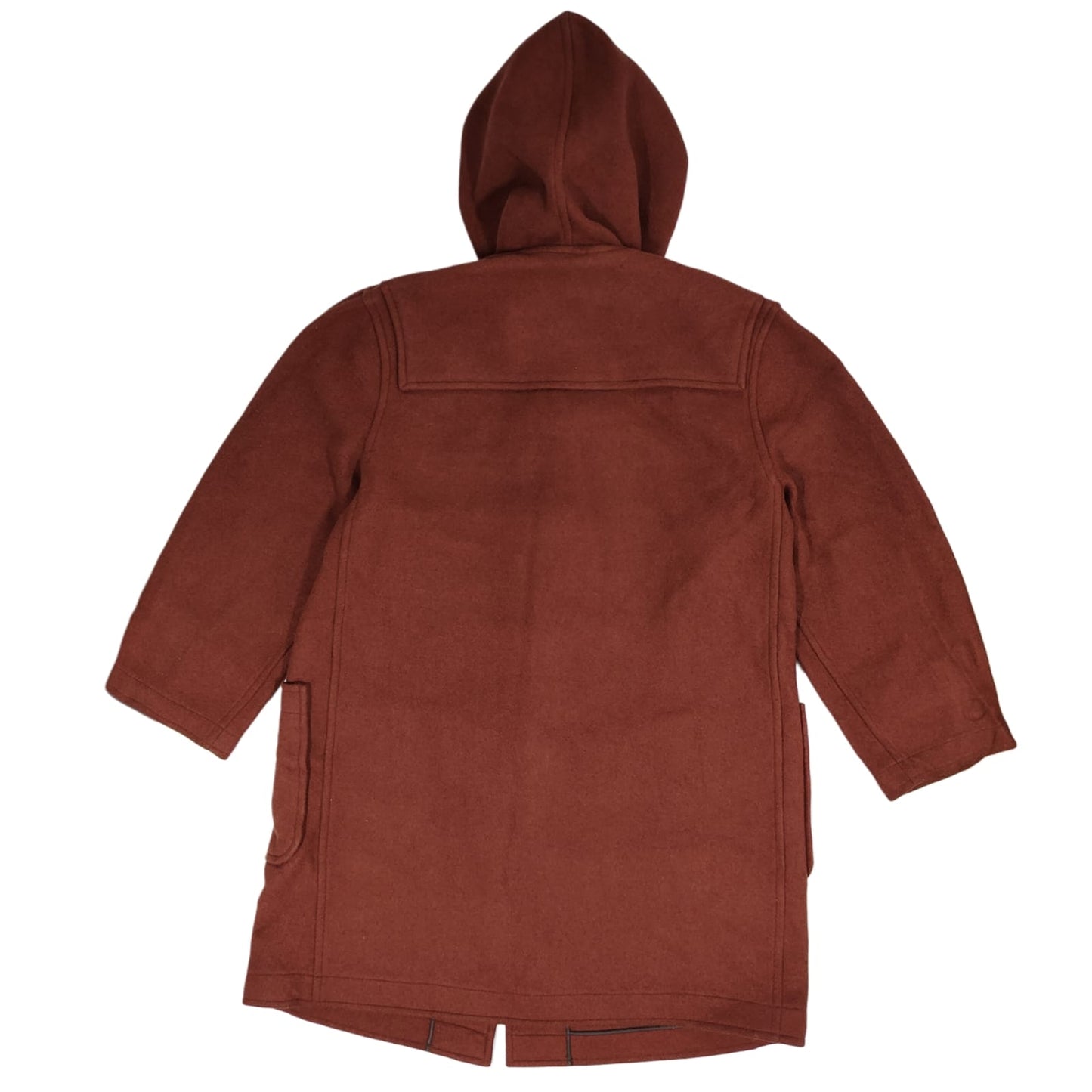 Women's Hooded Longcoat - Reddish Brown (XXL)