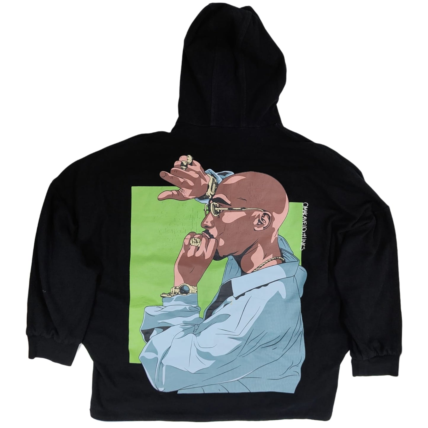 Men's Hooded Jacket - Black (5XL)