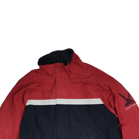 Men's Jacket - Red & Navy Blue (5XL)