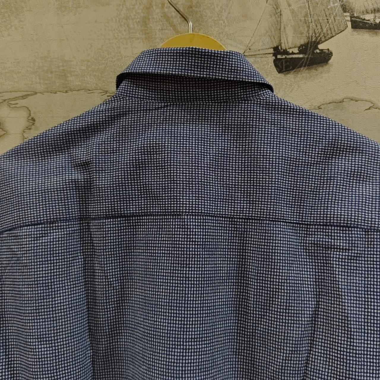 Men's Korean Shirt - Blue (XL)