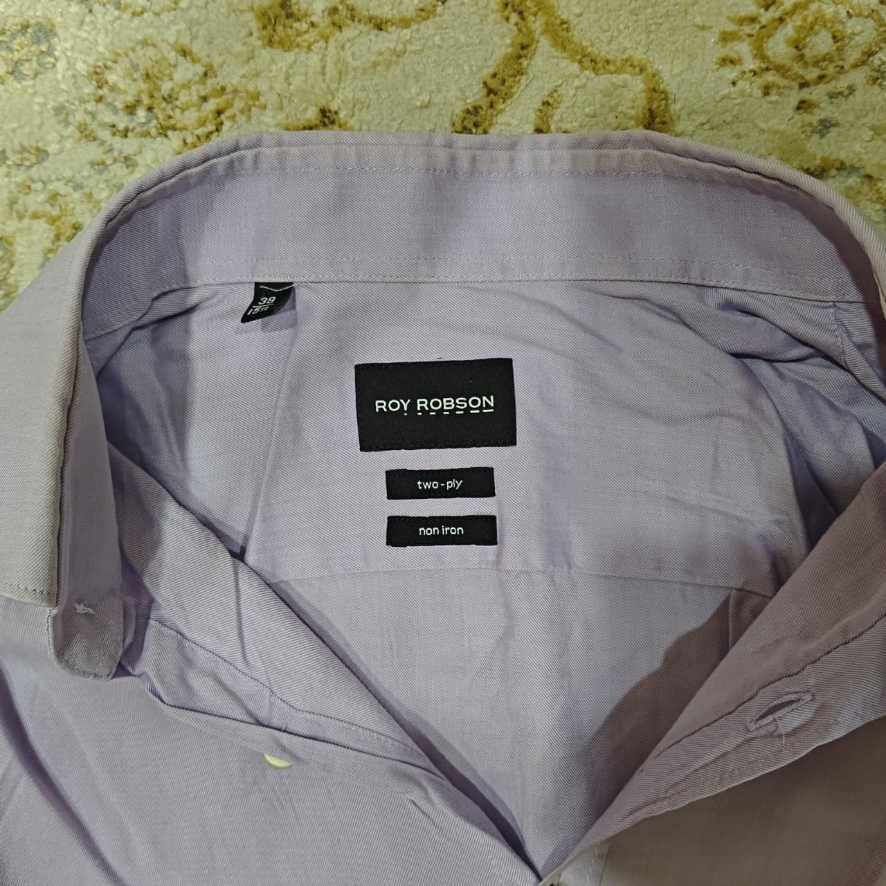 Roy Robson Men's Shirt - Lavender (M)