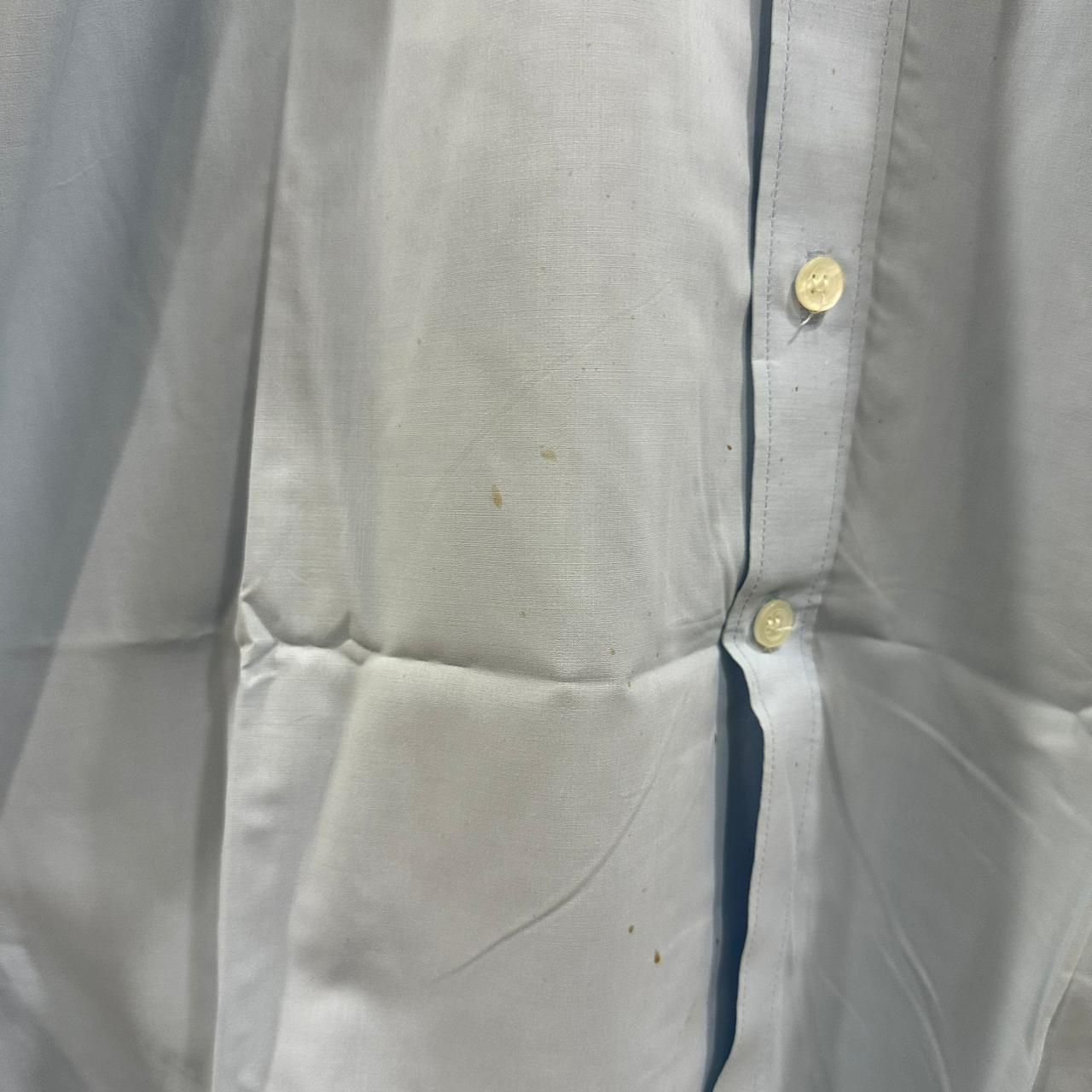 Men's Korean Shirt - Sky Blue (L)
