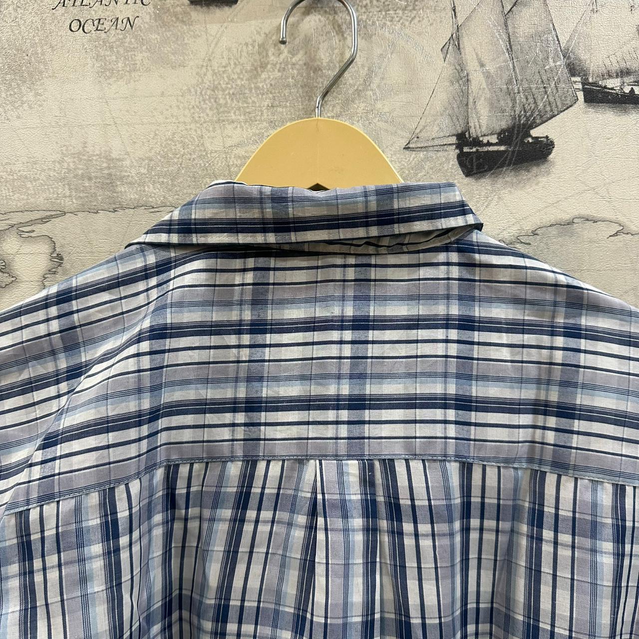 LA Gear Men’s Shirt - Blue Checkered (XXL)