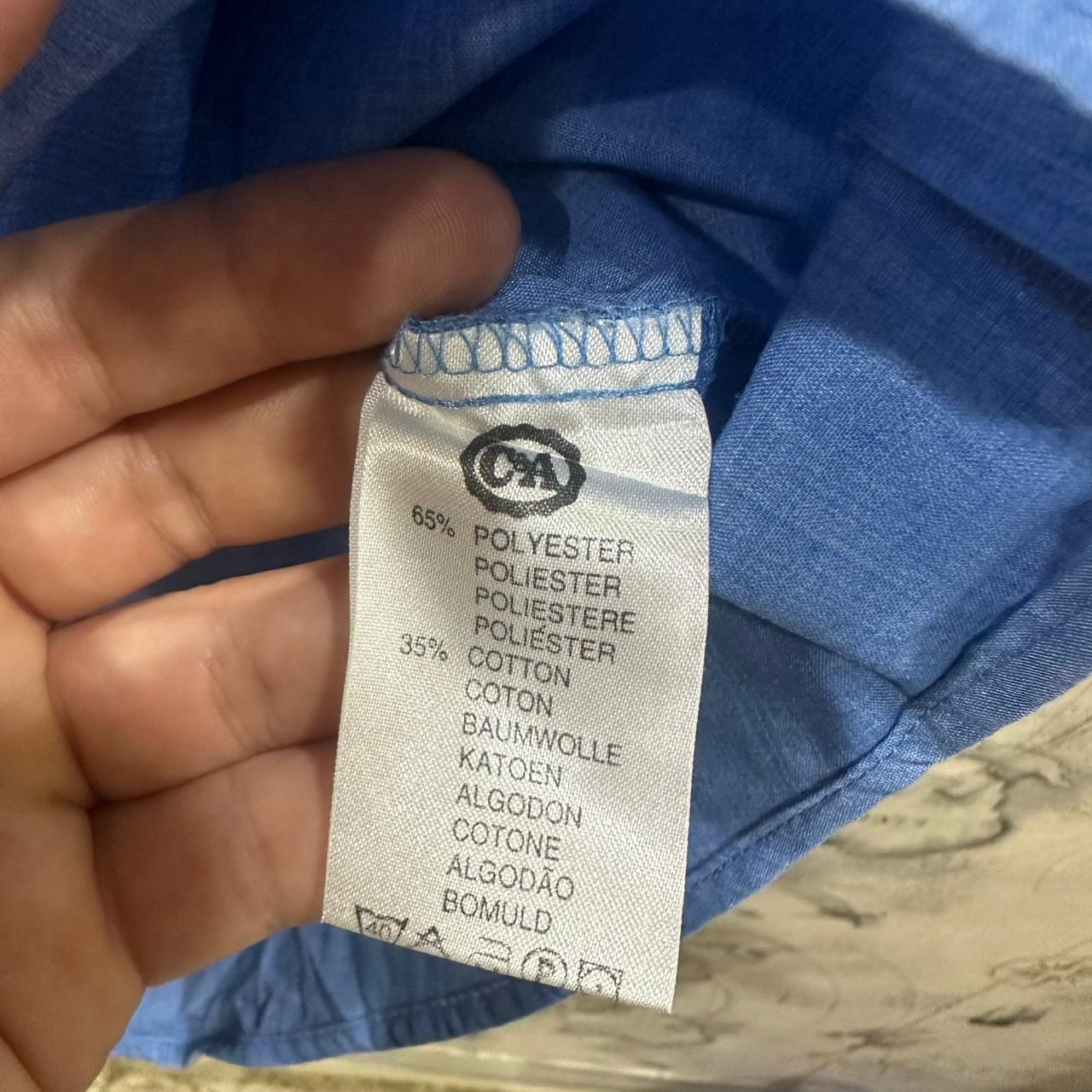 CANDA Men's Shirt - Blue (M)