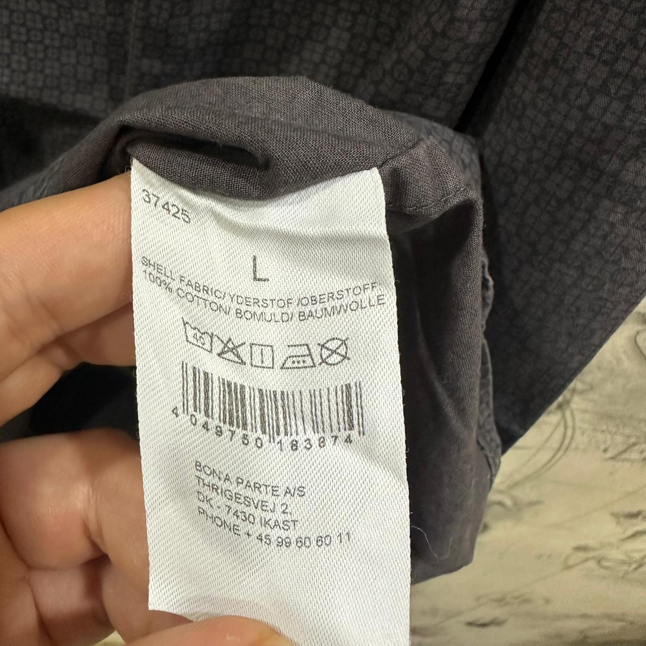 BON'A PARTE Men's Shirt - Dark Grey (L)