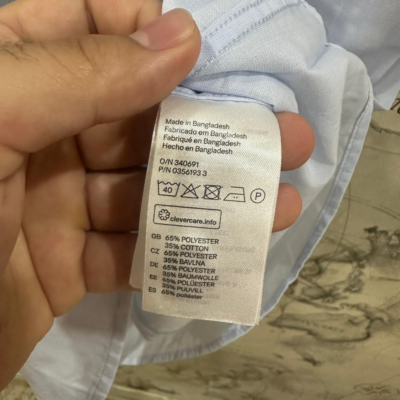 H&M Men's Shirt - Sky Blue (L)