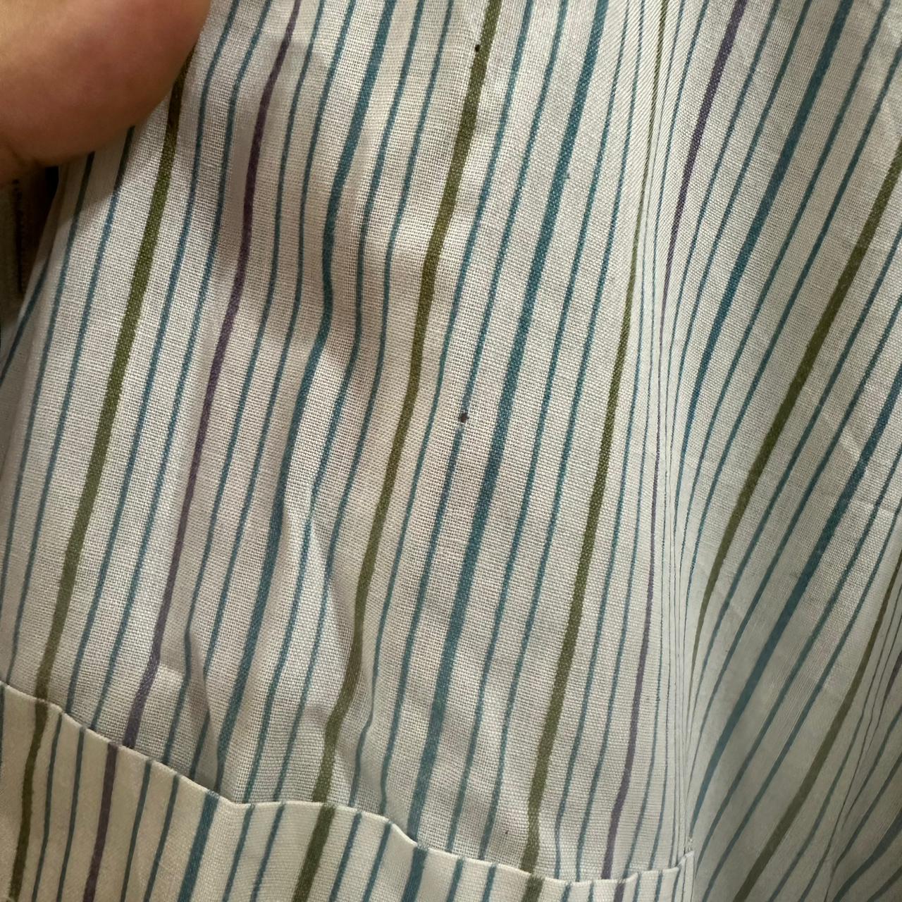 Men's Shirt - Multicolor Striped (L)