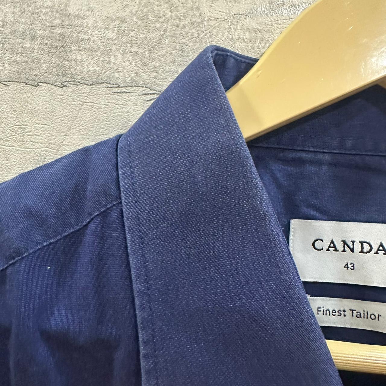 CANDA Men’s Shirt - Navy Blue (3XL)