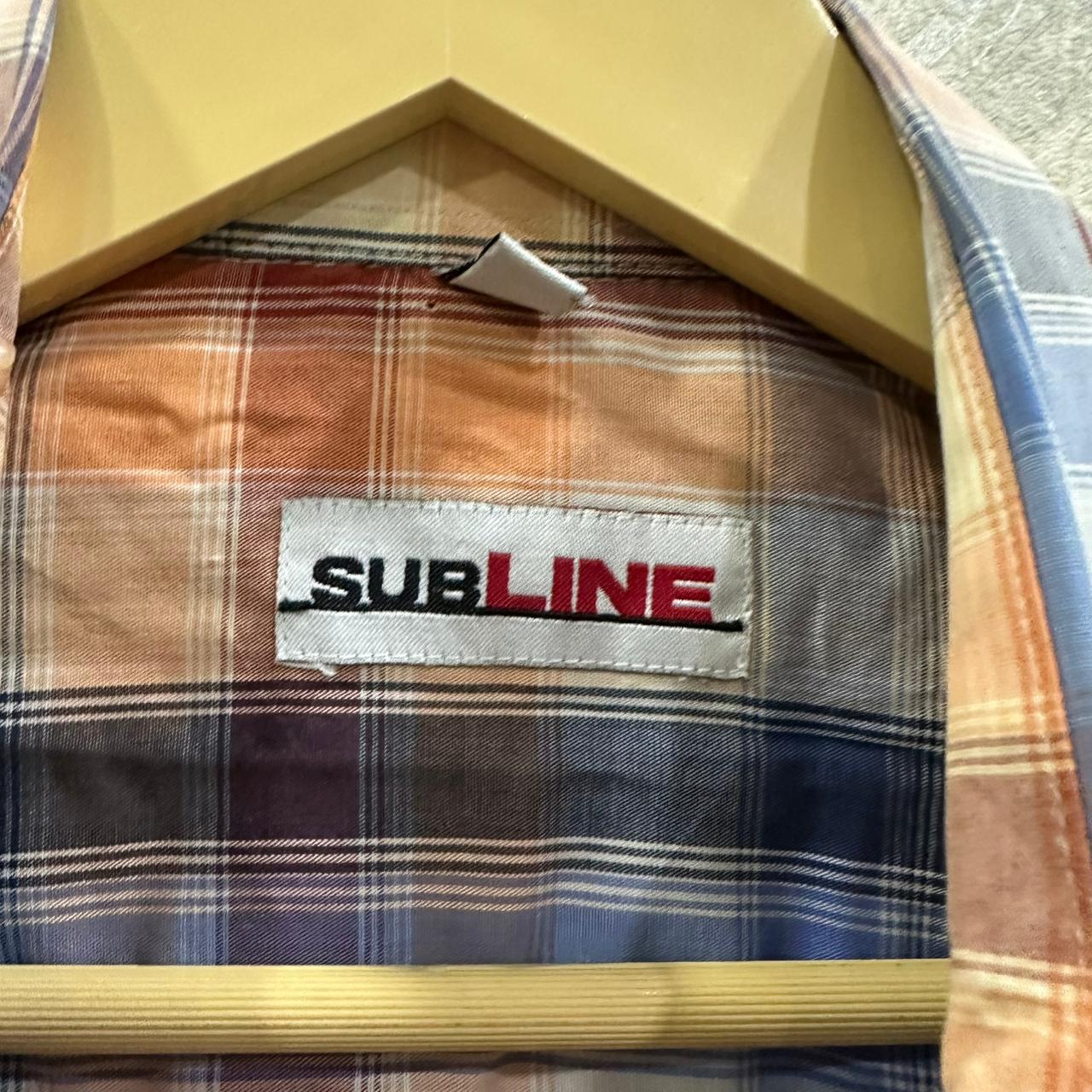 Subline Men’s Shirt - Multicolor Checkered (XXL)