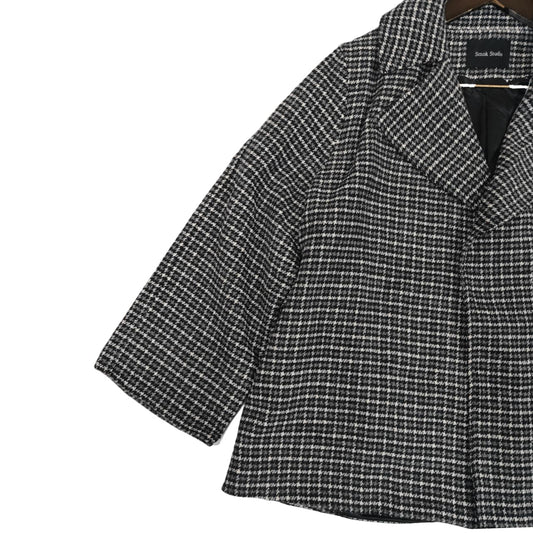 Men’s Coat - Grey & White Checkered (5XL)
