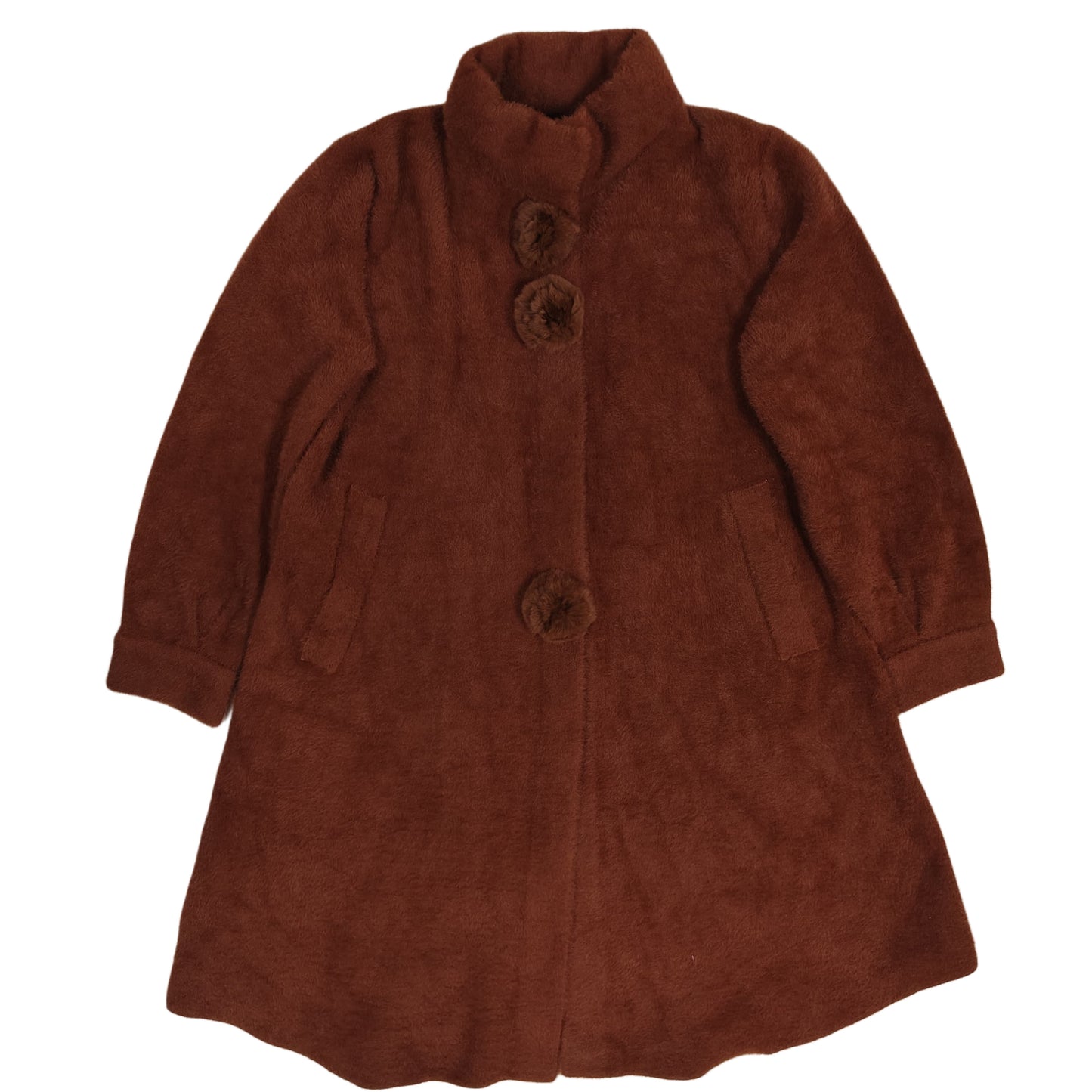 Women's Coat - Brown (XXL)