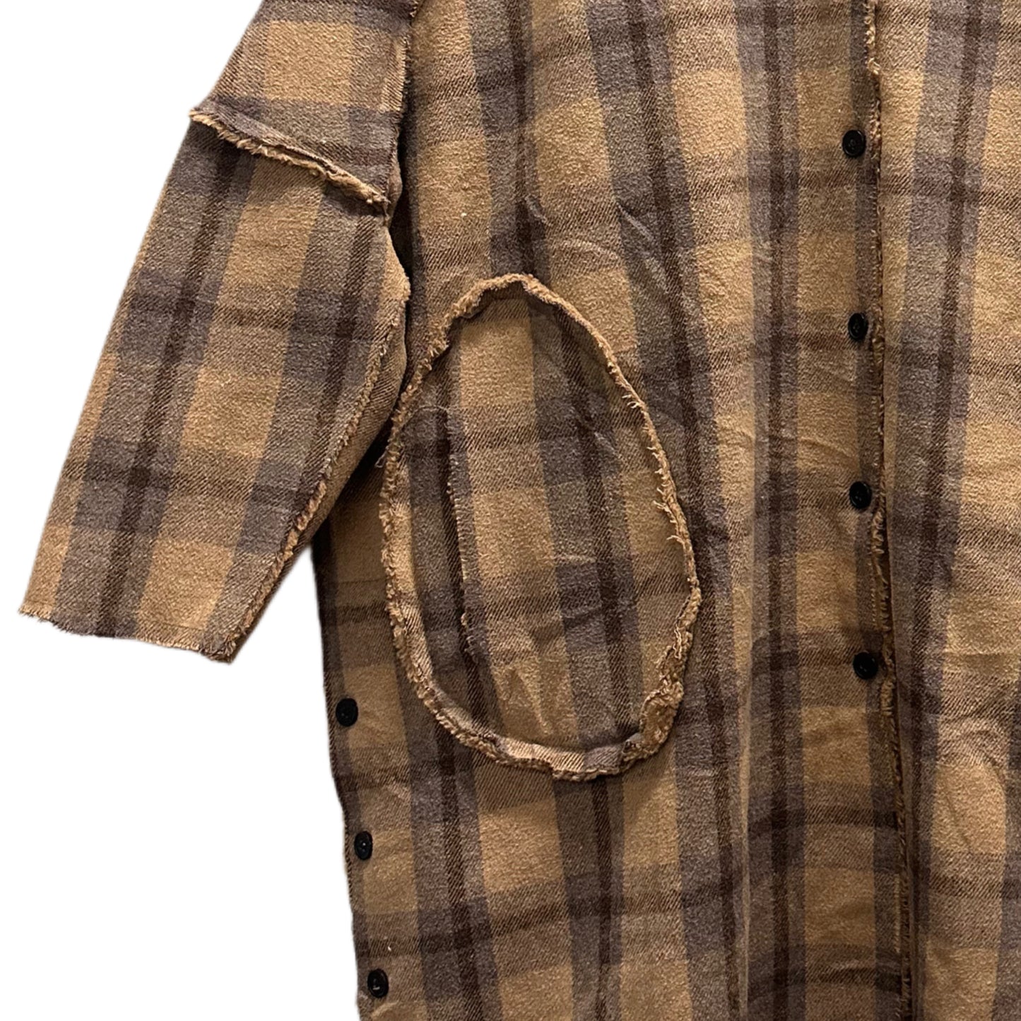 Women's Shrug - Brown Checkered (5XL)