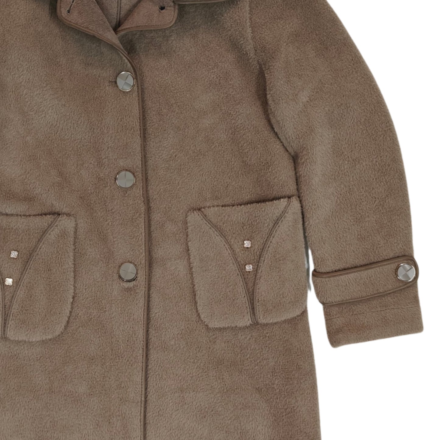 Women's Longcoat - Brown (M)