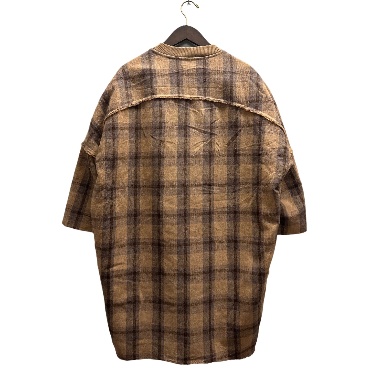 Women's Shrug - Brown Checkered (5XL)