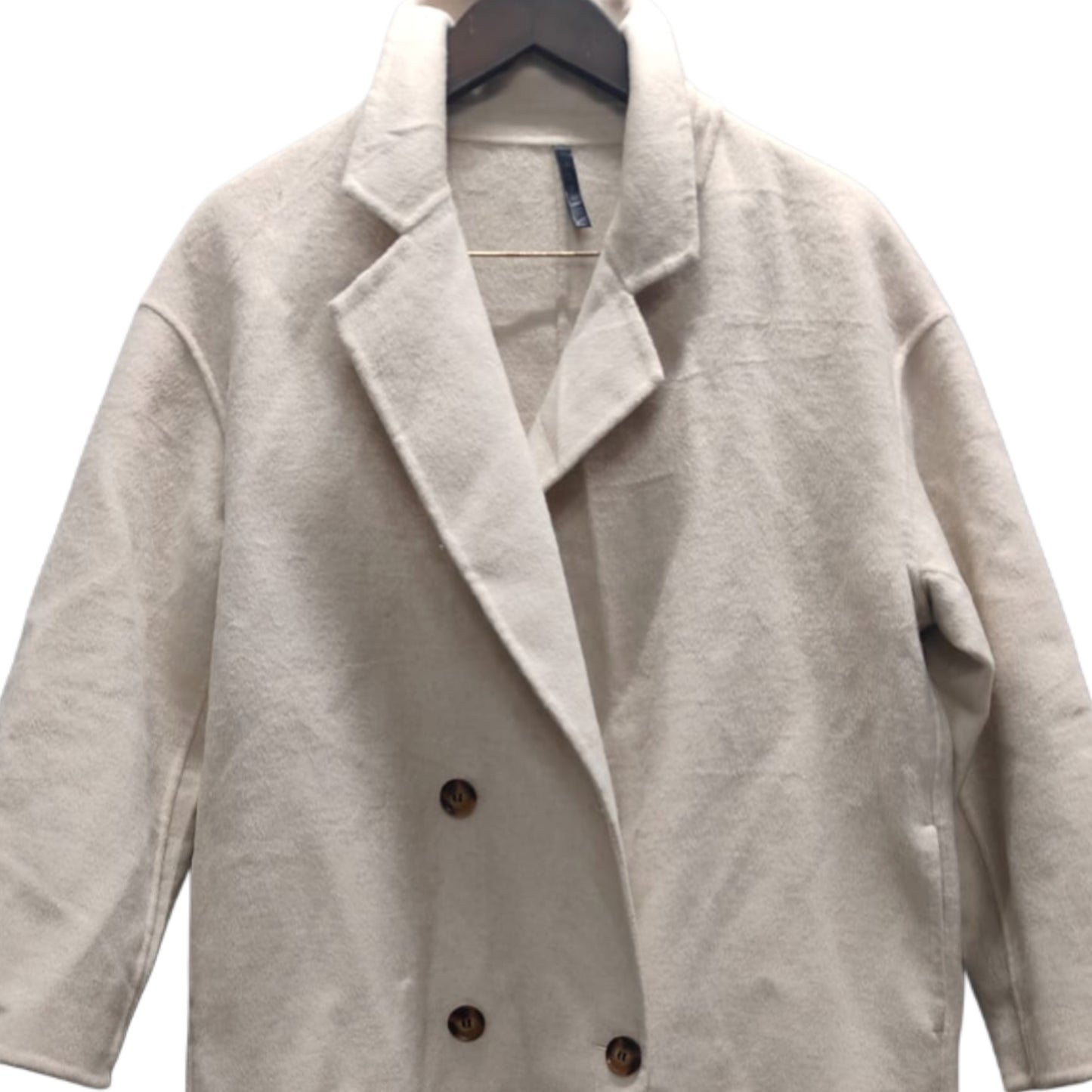 Women's Longcoat - Creamy White (XL)
