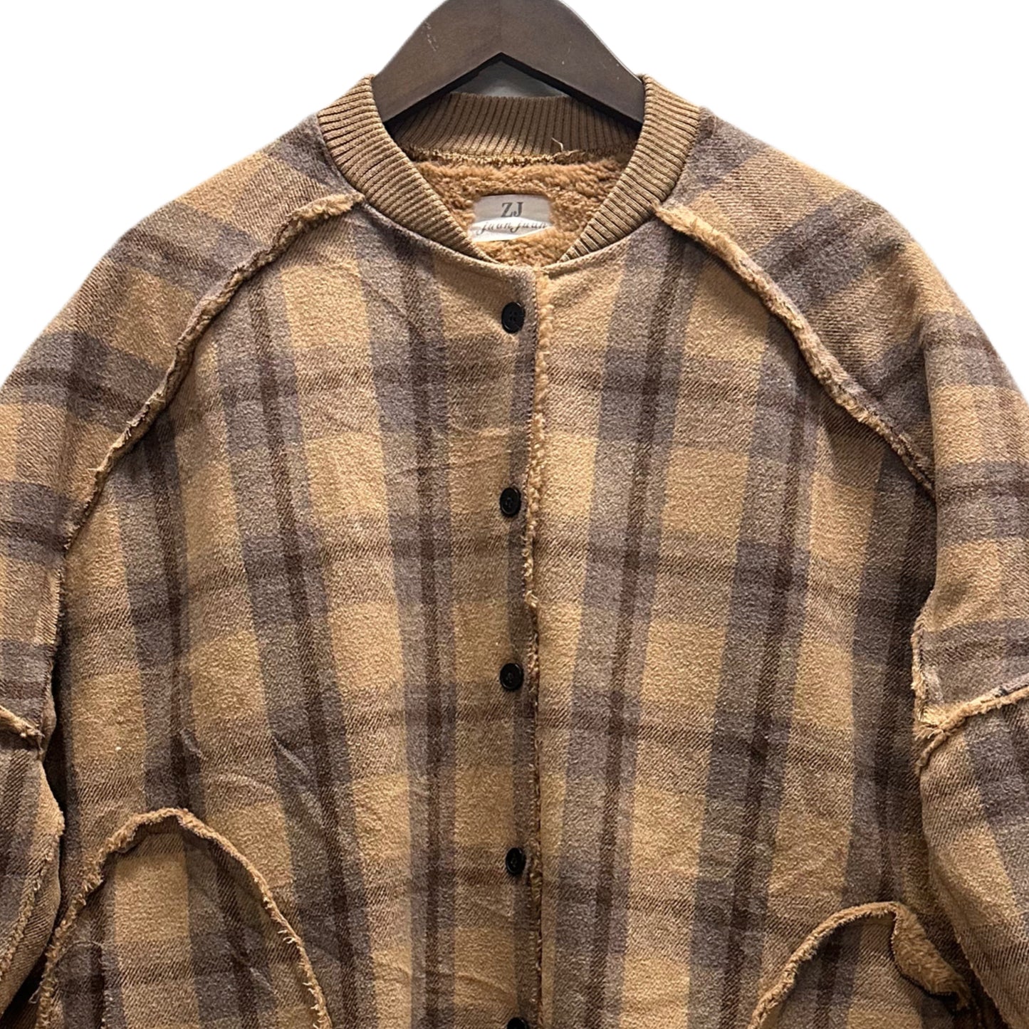Women's Shrug - Brown Checkered (5XL)