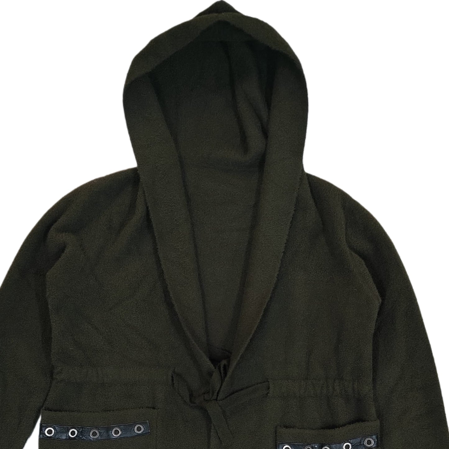 Women's Hooded Longcoat - Green (3XL)