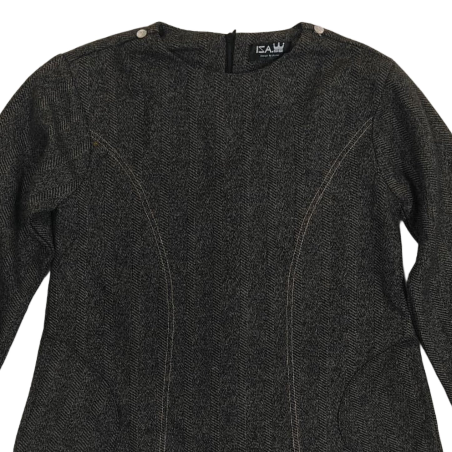 Women's Charcoal Grey Winter Sweater (2XS)