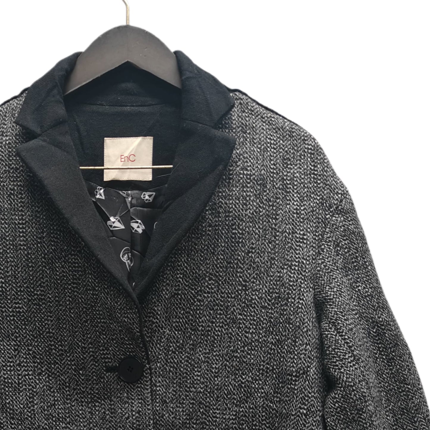 Women's Coat - Dark Grey (L)