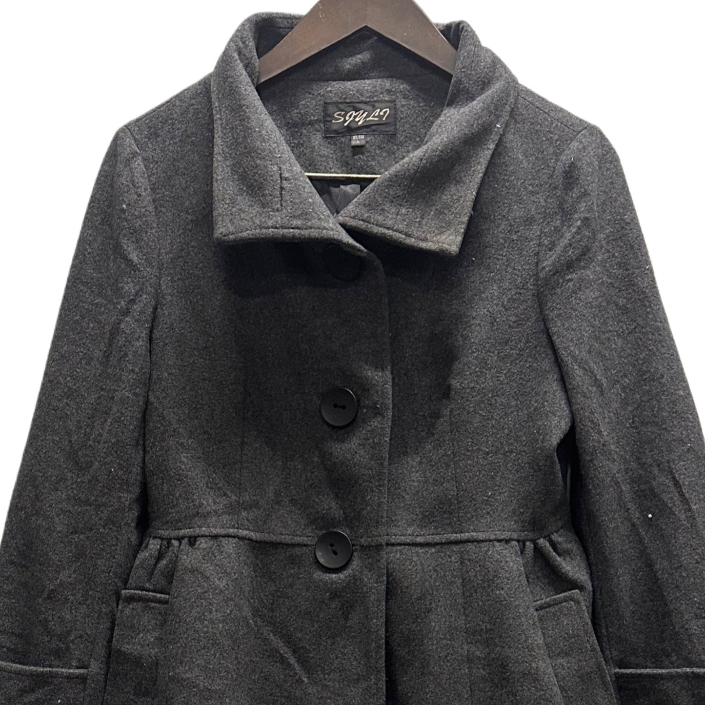 Women's Overcoat - Dark Grey (XS)