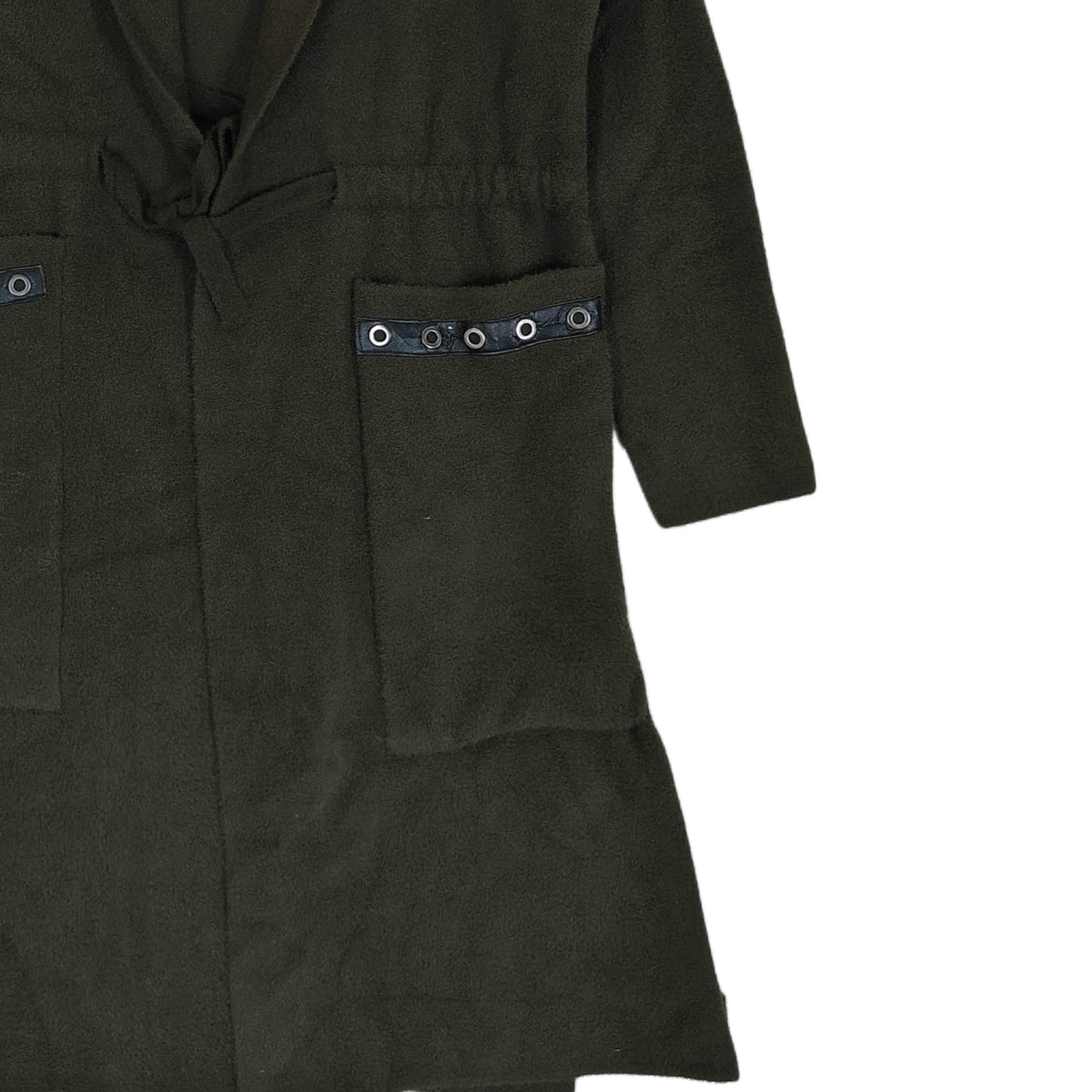 Women's Hooded Longcoat - Green (3XL)