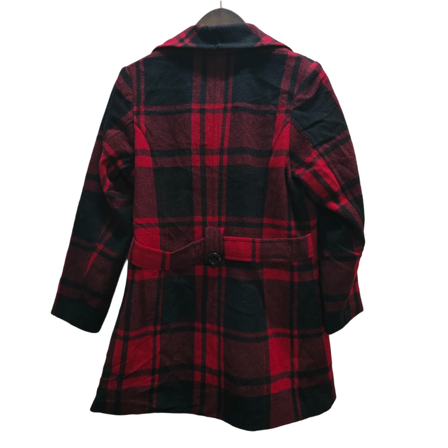 Women’s Coat - Red & Black Checkered (S)