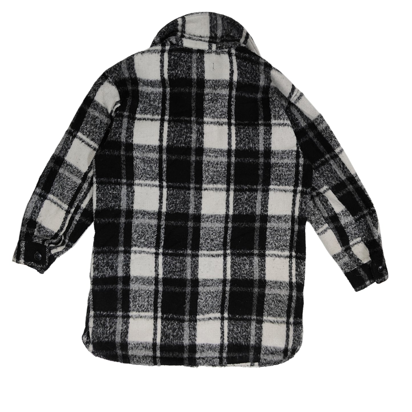 New Look Oversized Shacket - Black & White Checkered (XL)