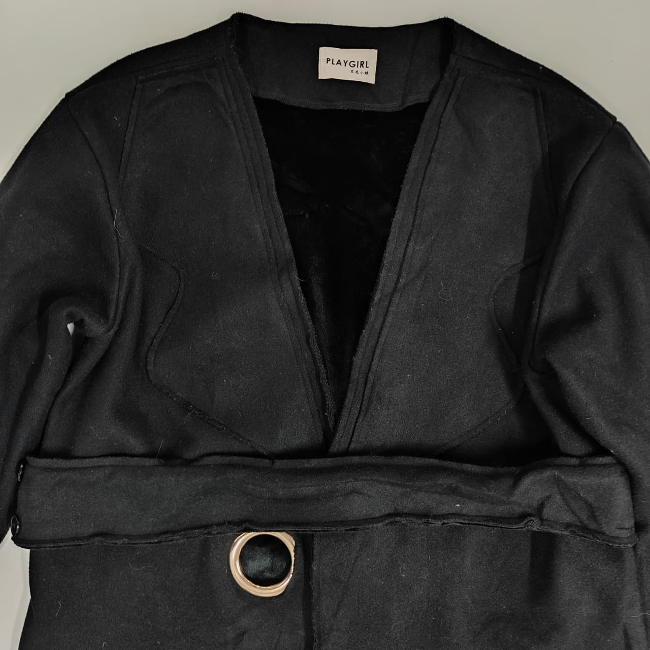 Women’s Overcoat - Black (XXL)