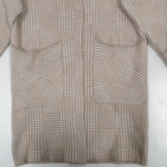 Women's Coat - Coffee Checkered (L)