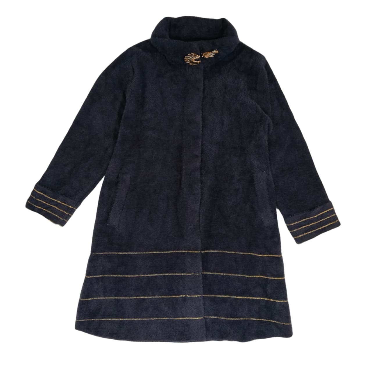 Women's Long Coat - Greyish Purple (M)