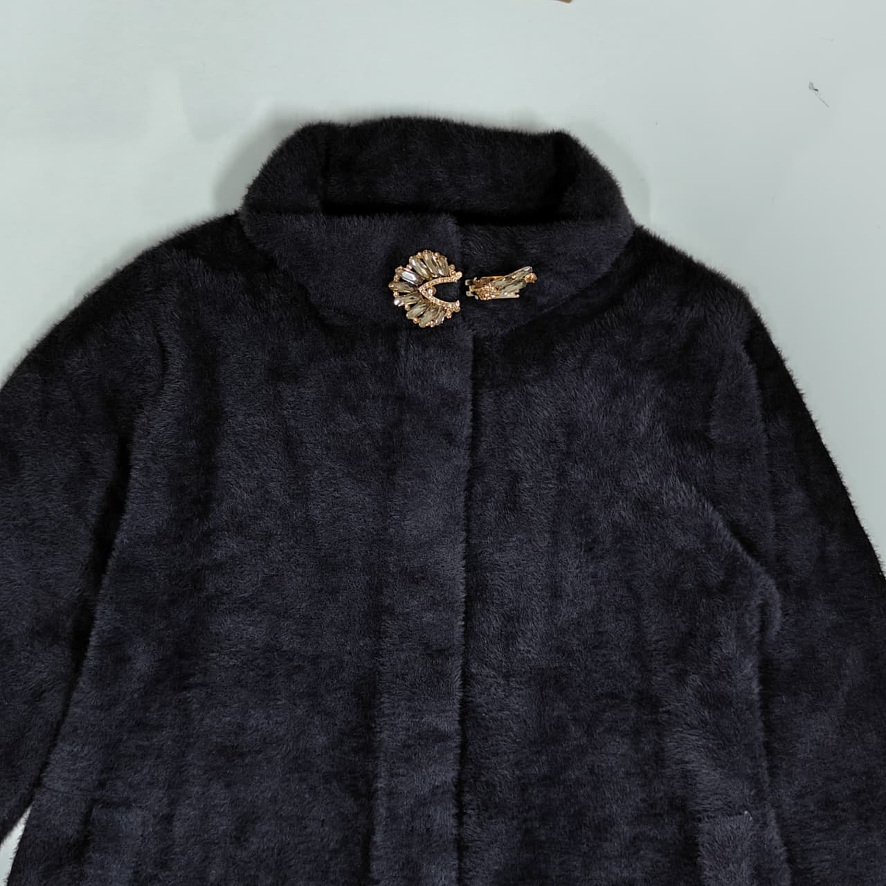 Women's Long Coat - Greyish Purple (M)