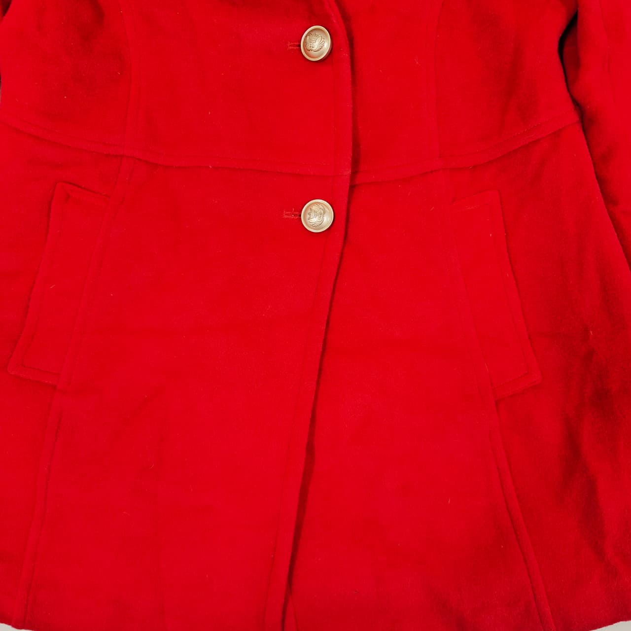 Women's Overcoat - Red (S)