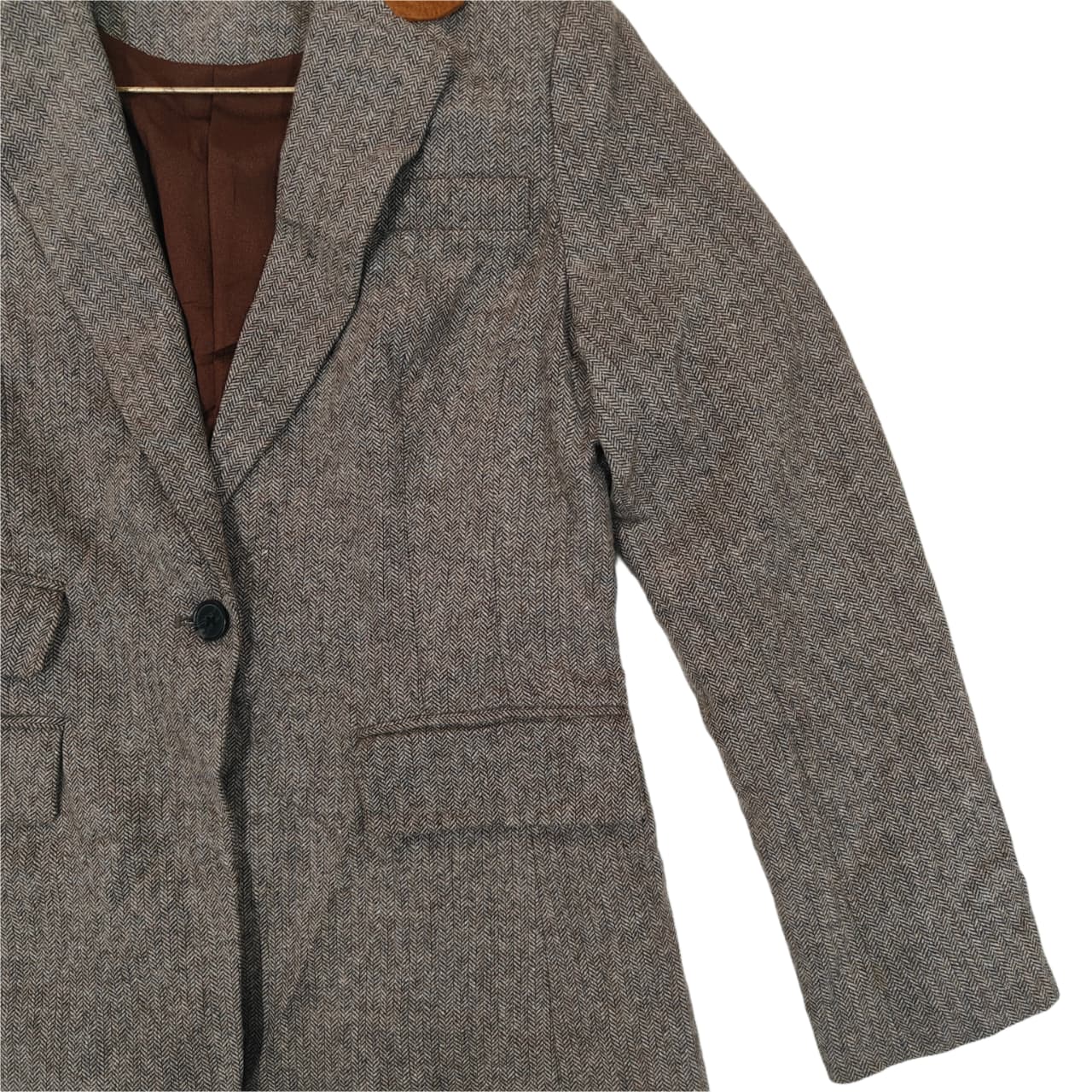 Women’s Blazer - Greyish Brown (2XS)