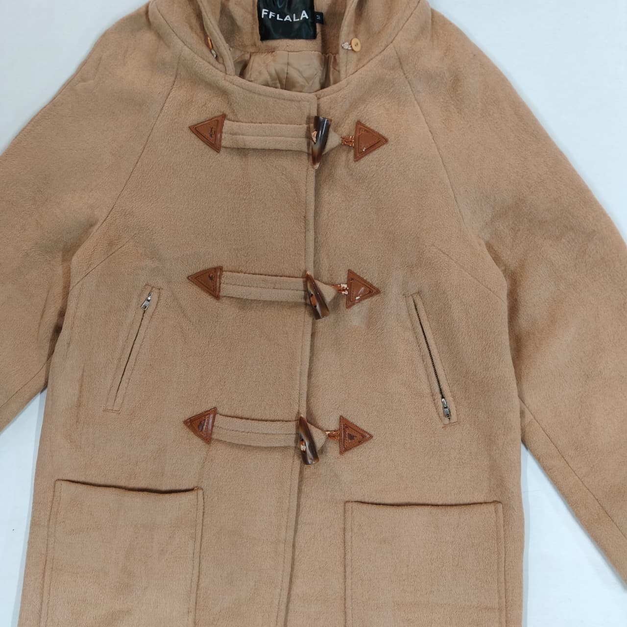 Women’s Hooded Coat - Brown (M)