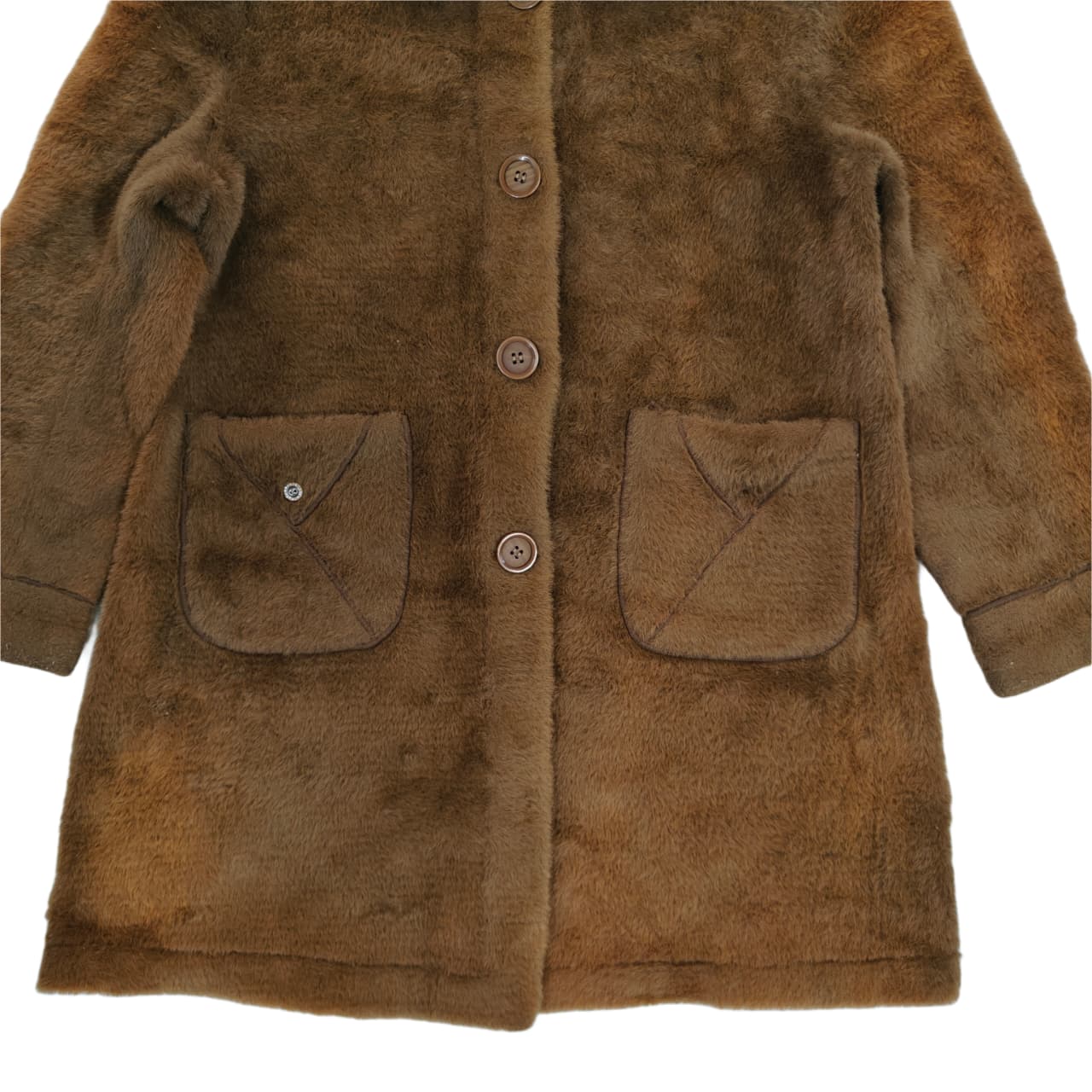 Women's Coat - Brown (M)