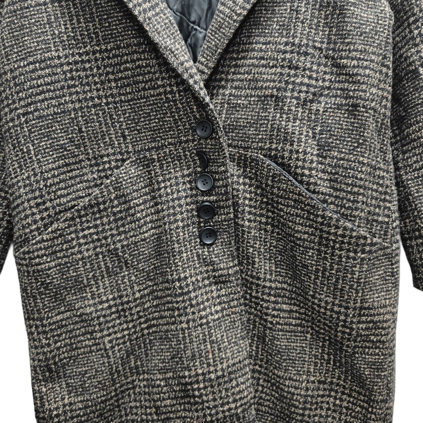 Women’s Longcoat - Coffee & Black (L)