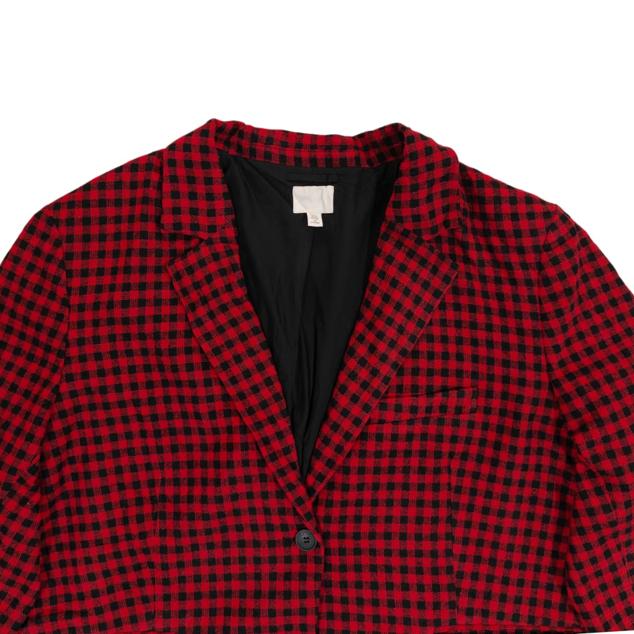 Women’s Coat - Red & Black Checkered (3XL)