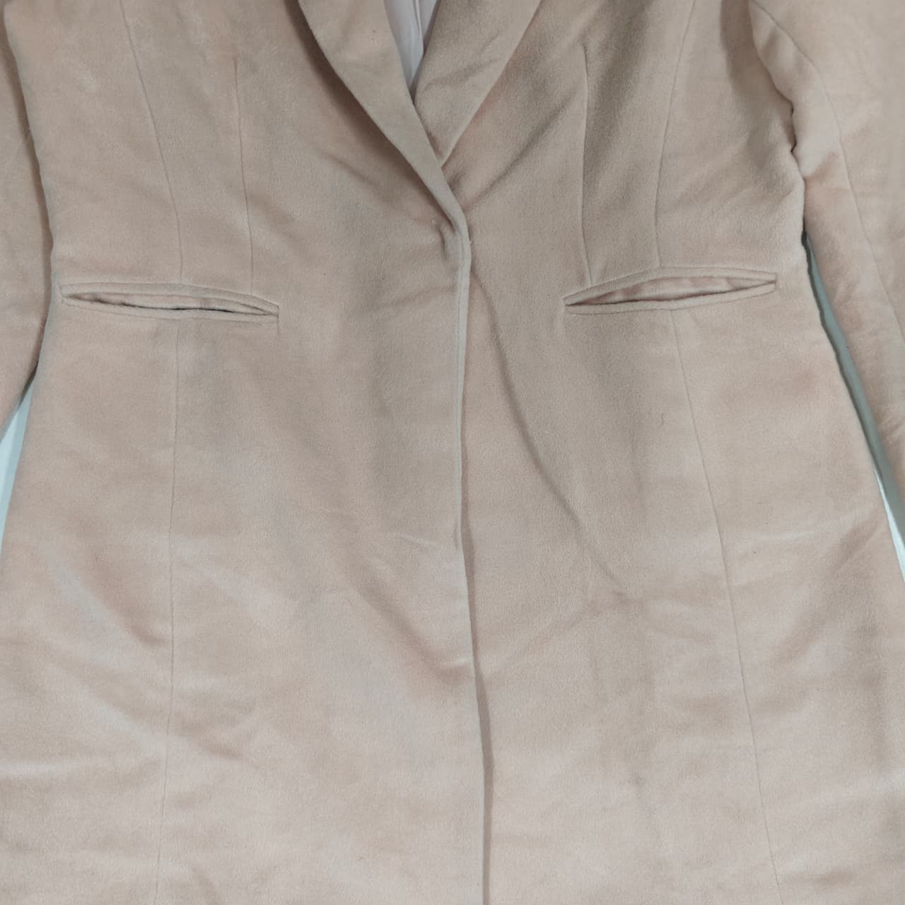 Women's Overcoat - Light Pink (M)