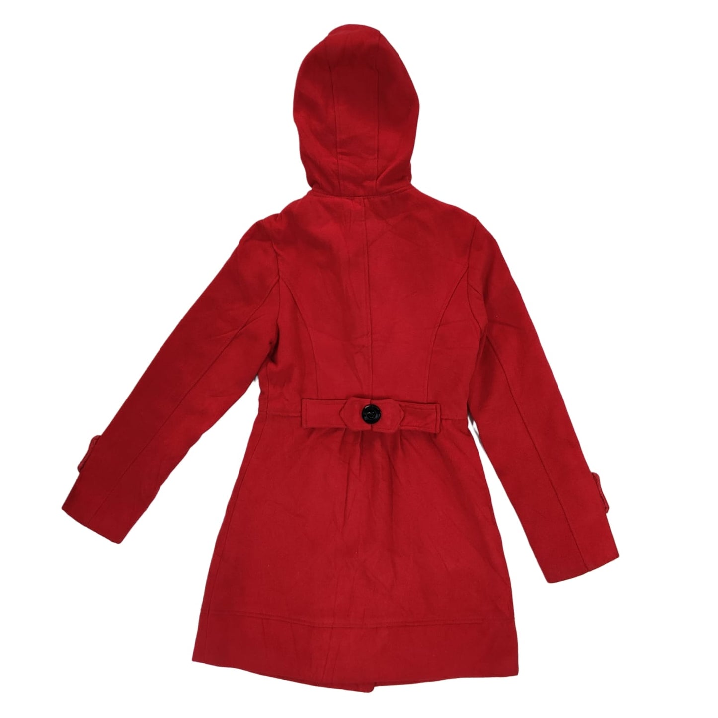 Women’s Hooded Longcoat - Red (2XS)