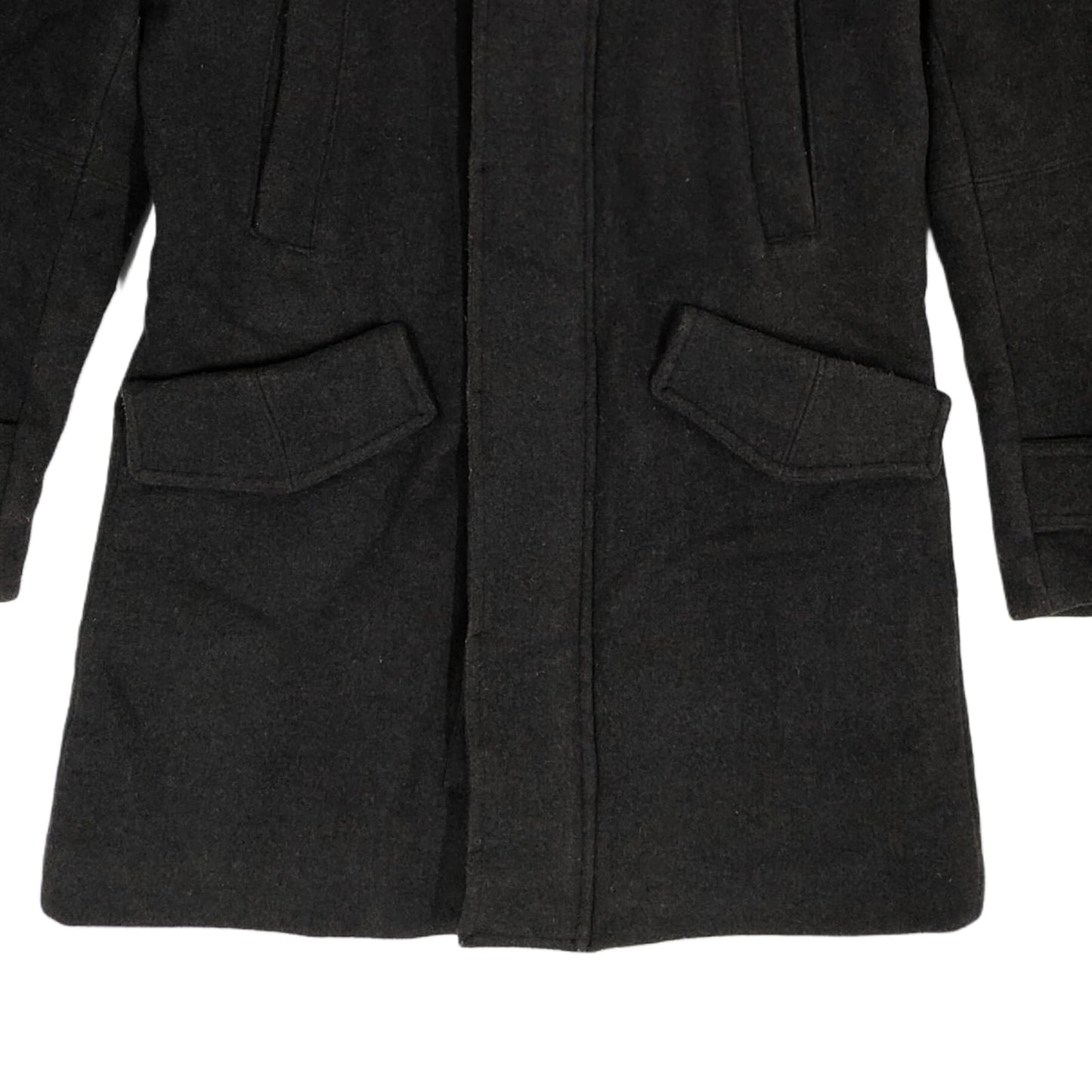 Men's Coat - Dark Grey (M)