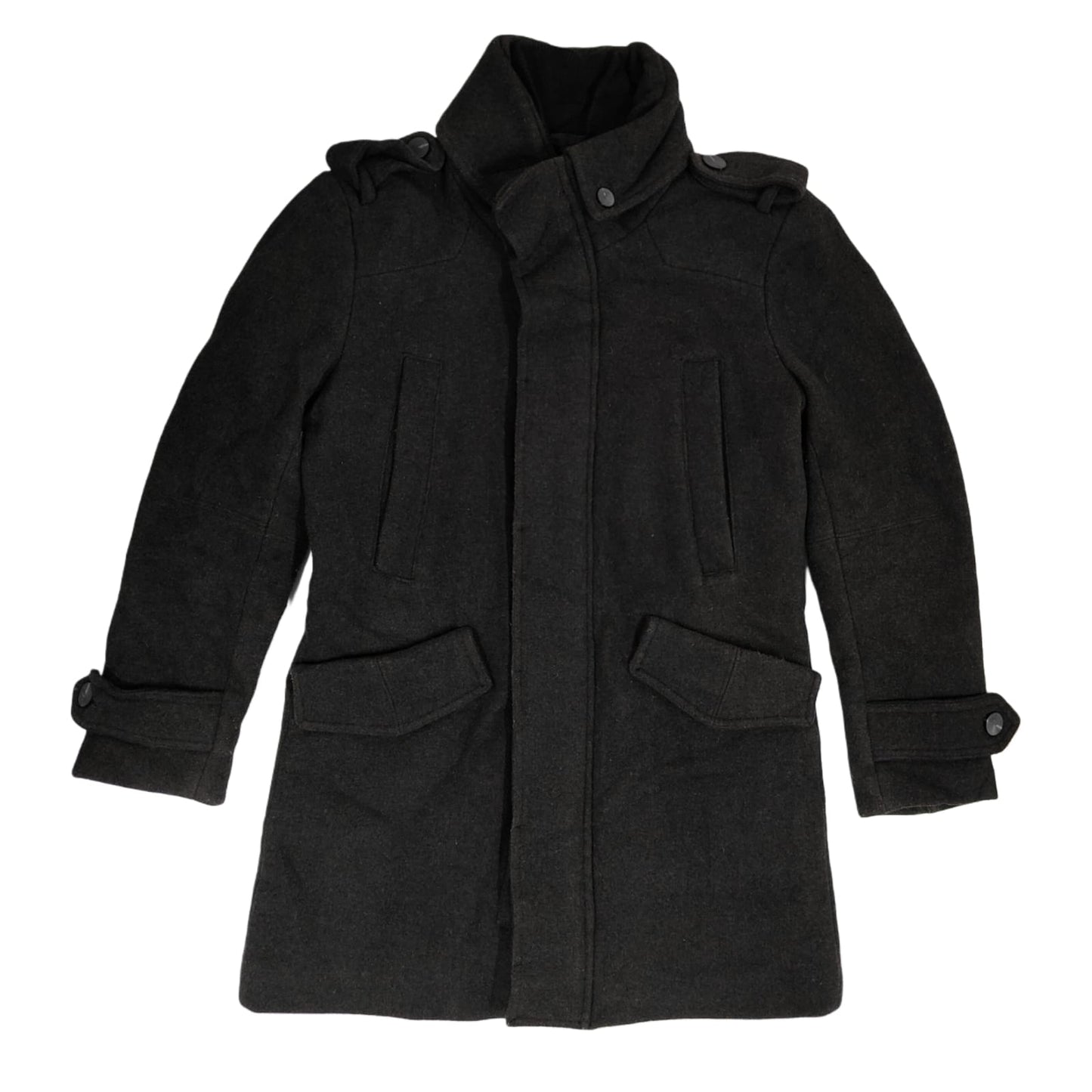 Men's Coat - Dark Grey (M)