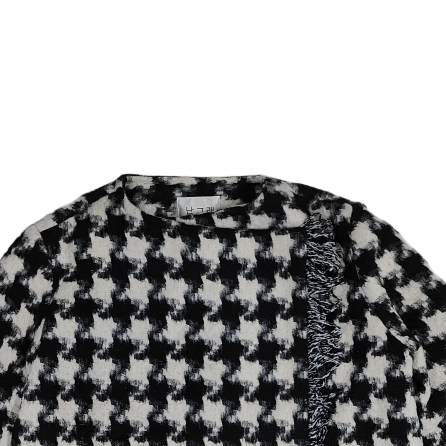 Women's Sweater - Black & White (XXL)