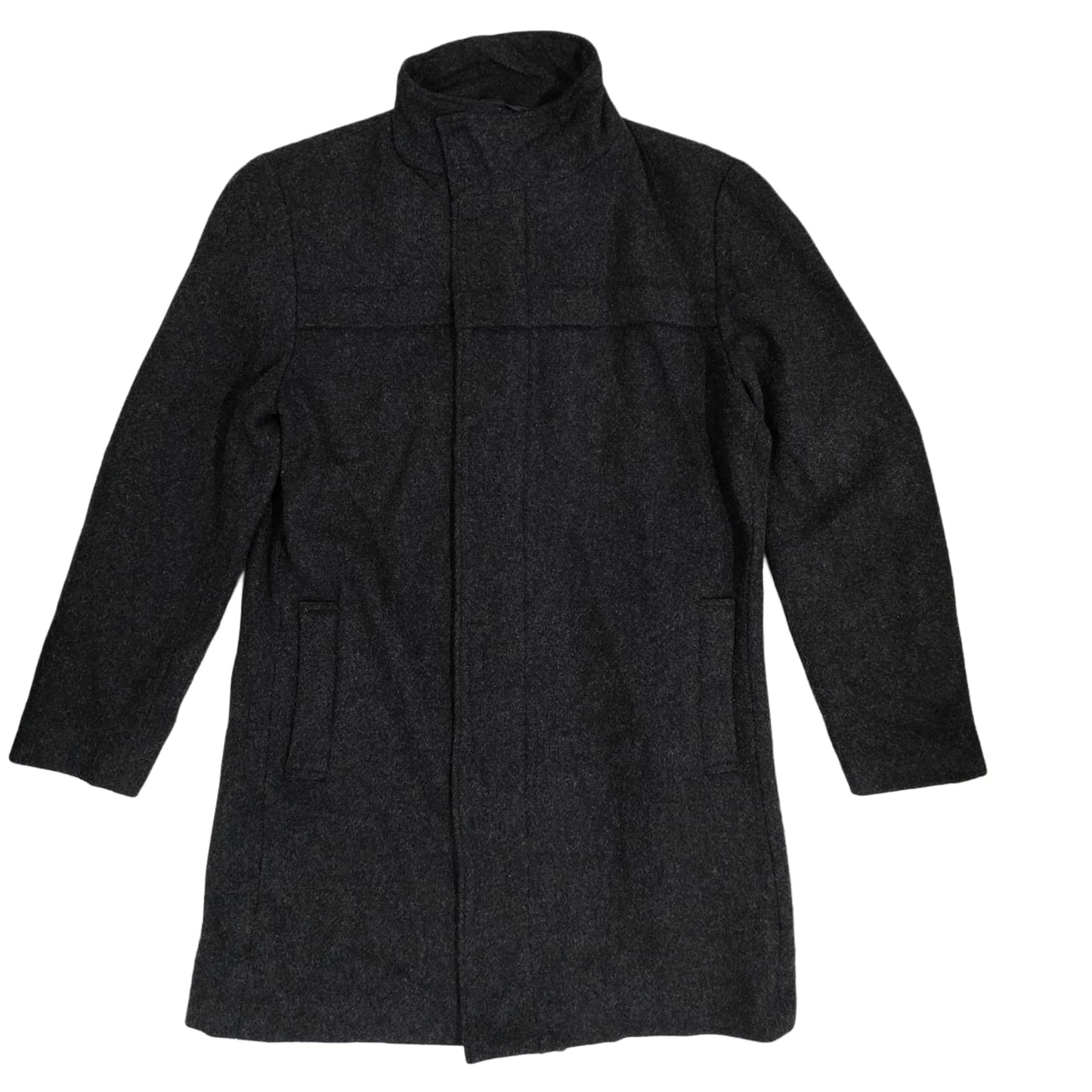 Men's Coat - Dark Grey (L)