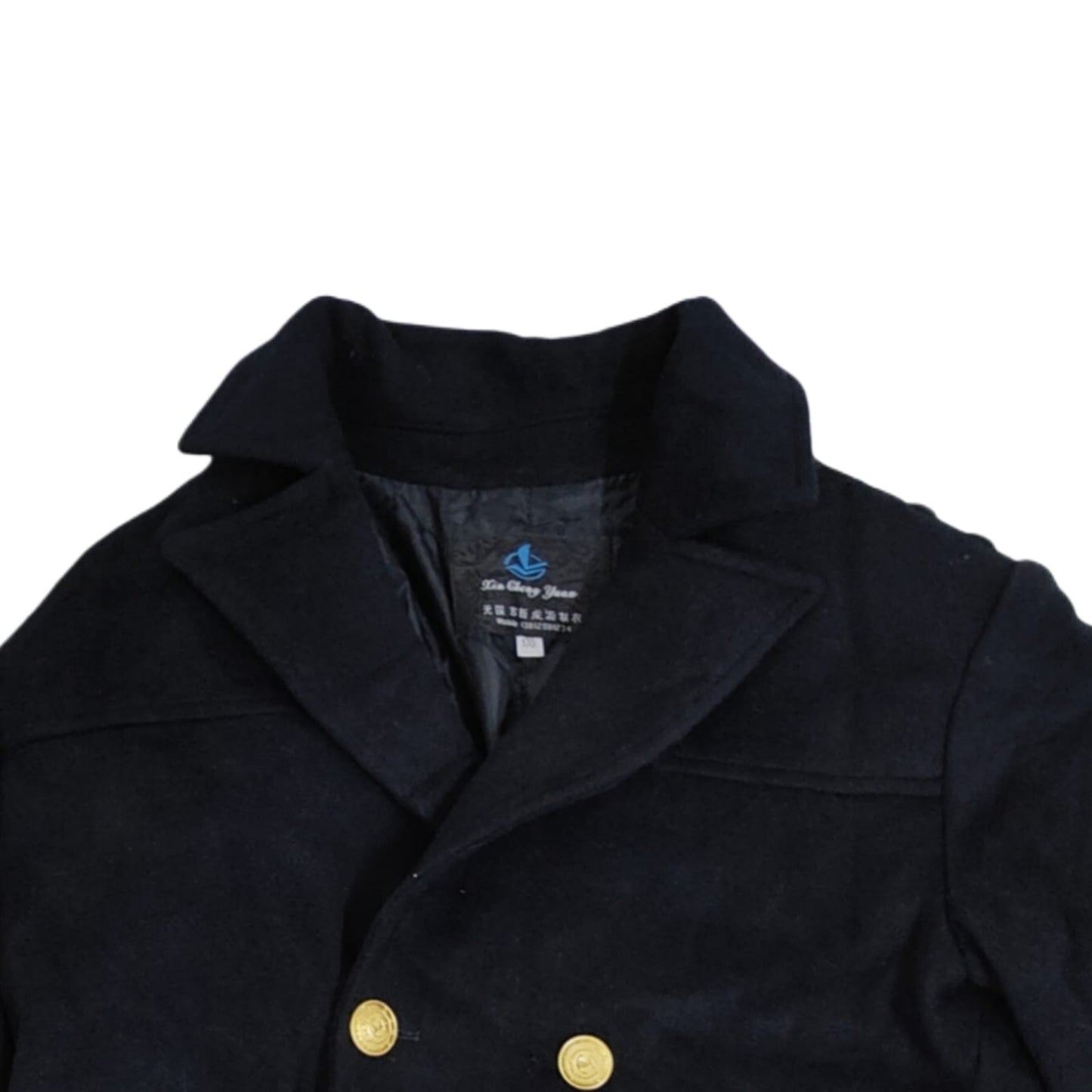 Men's Longcoat - Navy Blue (XL)