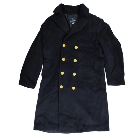 Men's Longcoat - Navy Blue (XL)