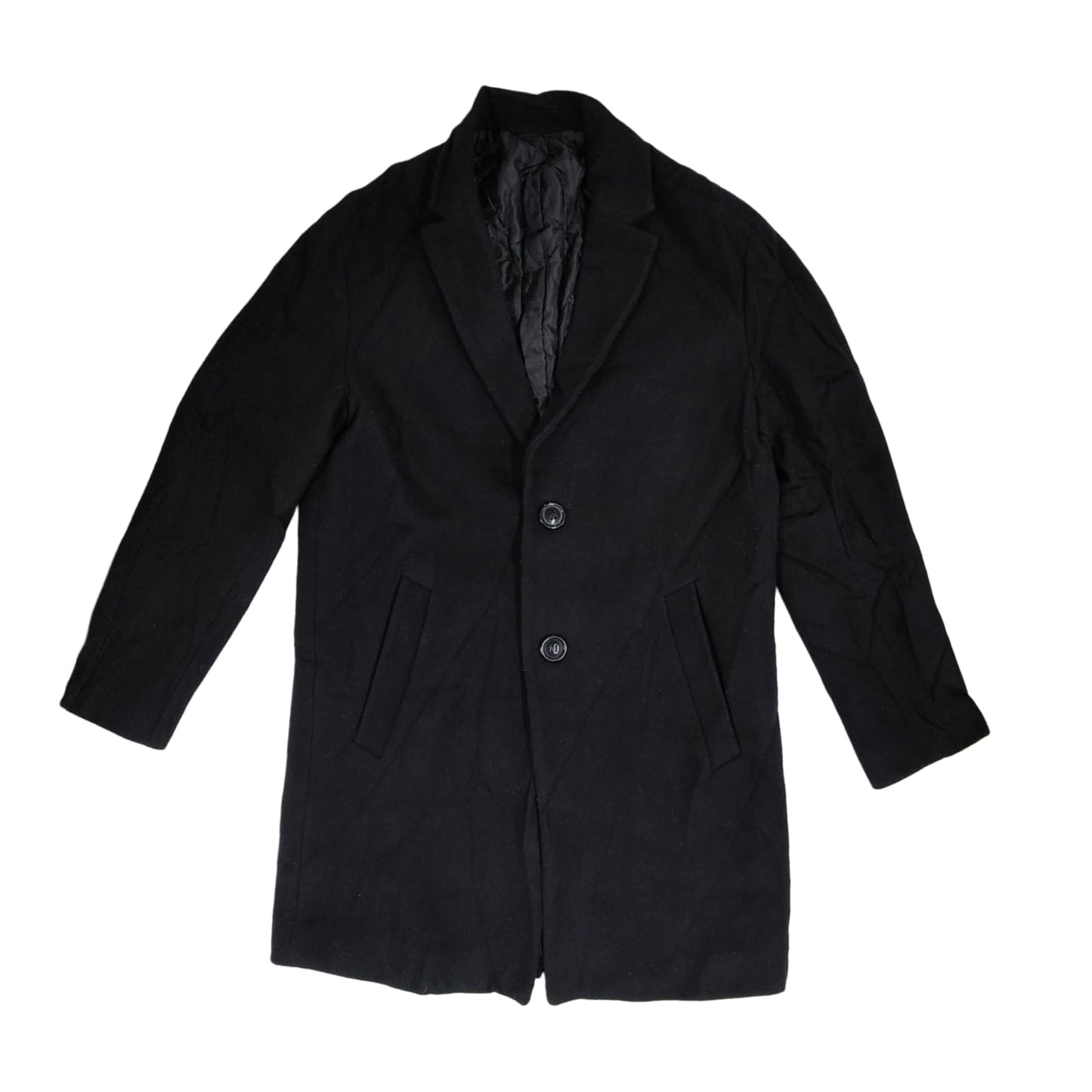 Men's Longcoat - Black (XL)