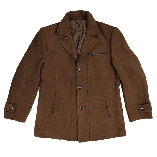 Men’s Coat - Brown (XL)