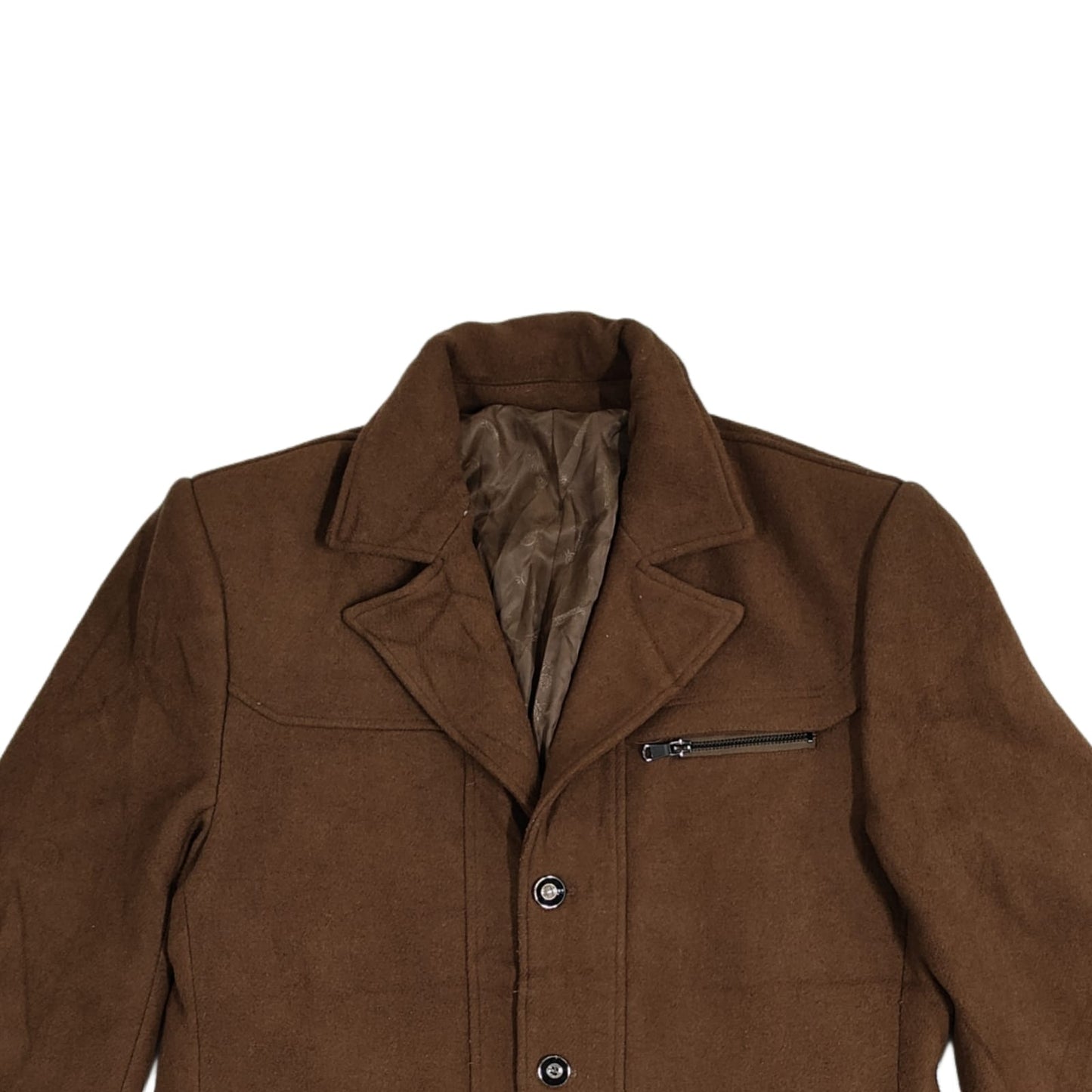 Men’s Coat - Brown (XL)