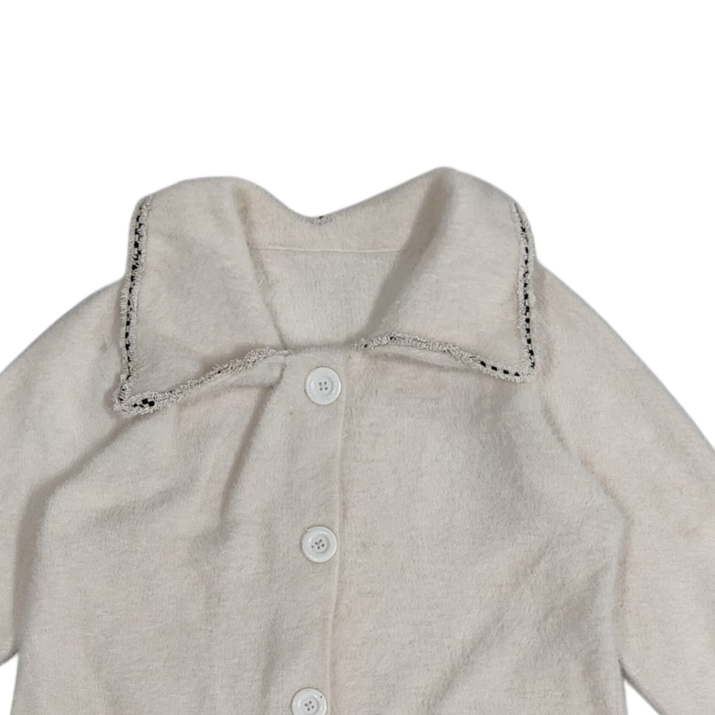 Women's Coat - Cream (L)