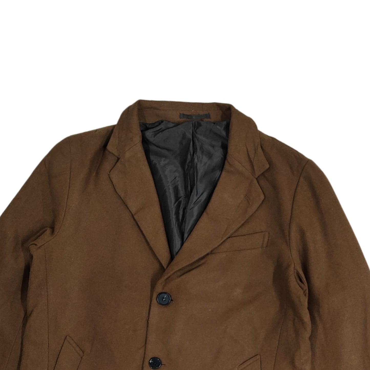 Men's Longcoat - Brown (XL)